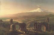 Thomas Cole Mount Etna from Taormina (mk13) oil on canvas